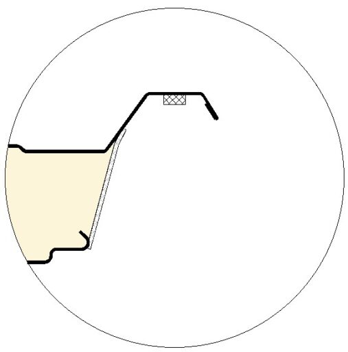 Sab Dicing Layout SAB D 160.1000 TL - SAB-profiel